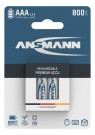 Ansmann - NiMH-batteri Micro AAA 800 mAh maxE oppladbare - 4stk thumbnail
