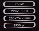Poleringsmaskin - 750w med 2 stk polerskiver thumbnail