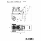 Metabo - Basic 220-24 OF Silent kompressor thumbnail