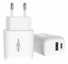 Ansmann - Hurtiglader hvit / 3 A / 20 W / 2 porter thumbnail