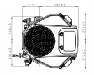 Loncin 20 hk twin motor m/ el-start og loddrett aksel thumbnail
