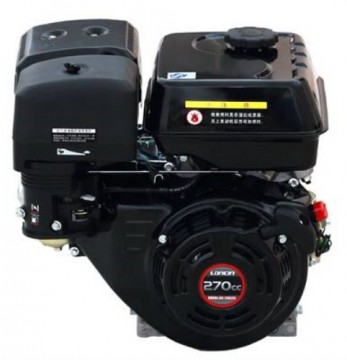 Loncin 9 hk EL-start - bensinmotor med vannrett aksel 25mm