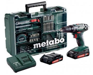 Metabo BS 18 sett inkludert bor