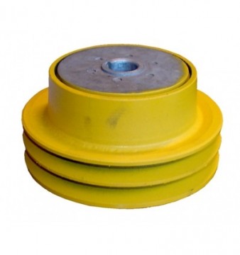 Clutch til 25,4 mm aksel (2 spor)