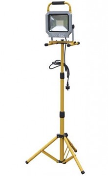 Nortec arbeidslampe 230 volt - 50 watt m/teleskopstativ