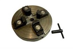 Gripeklo / Firklo / chuck til tredreiebenk - 18mm manuell