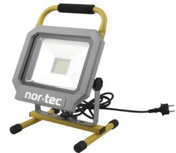 Nortec arbeidslampe 230 volt - 30 watt m/stativ