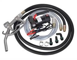 Dieselpumpe - 230 volt - med slange + håndtak