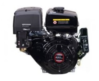 Loncin 15hk EL-start - bensinmotor med vannrett aksel 25mm