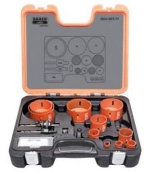 Bahco hullsagsett 3834-SET-77 ELEKTR