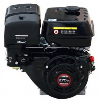 Loncin 9 hk EL-start - bensinmotor med vannrett aksel 25,4mm