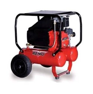 Reno kompressor 24 liter - byggeplassmodell