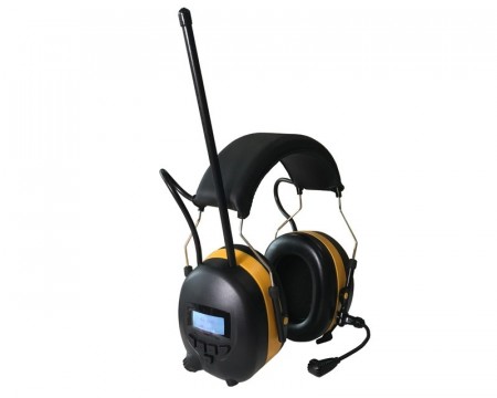 Hørselvern med Bluetooth, DAB+ og utvendig mikrofon