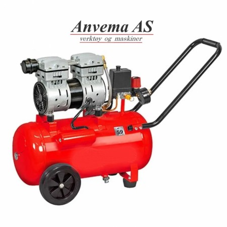 FNA 2,6HK Silent PRO Stempelkompressor - stillegående