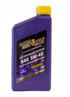 Royal Purple - SAE 5W40 API SM 0,946 liter
