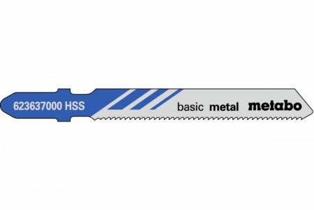 Metabo 5 Stikksagblader "Basic metal" 51/ 1,2 MM