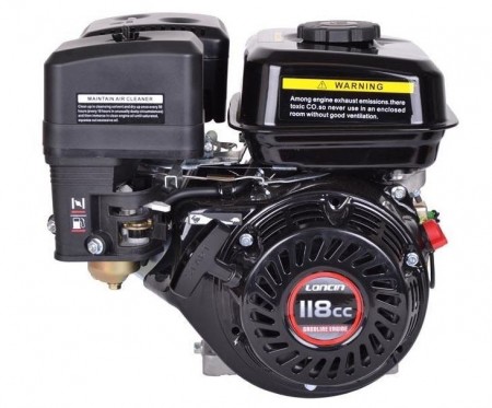 Loncin 4 hk bensinmotor med 18mm aksel