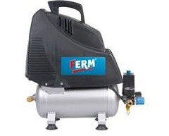 Luftkompressor 6 liter FERM - 3 års garanti!