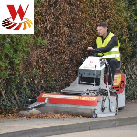 Westermann - aksial feiemaskin 1200mm med oppsamler (hydraulisk)