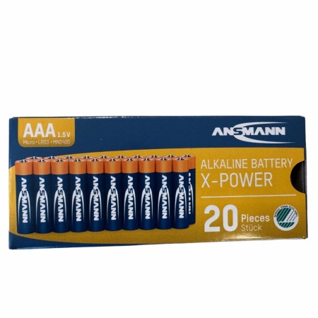 Ansmann - X-Power alkaliske batterier Micro AAA / LR03 20-pakning