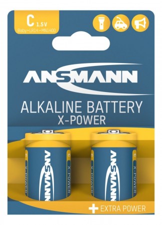 Ansmann - X-Power alkaliske batterier Baby C (2pk)