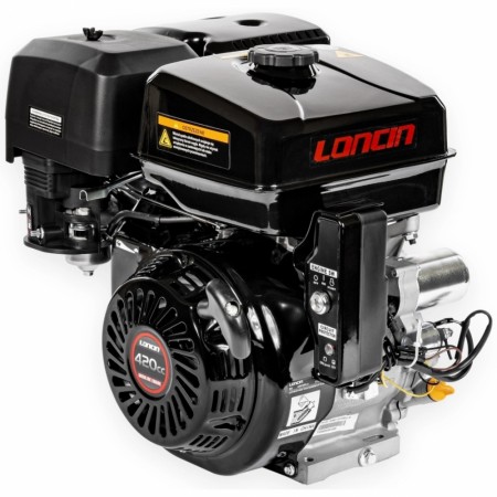Loncin 15hk EL-start - bensinmotor med vannrett aksel 25,4mm