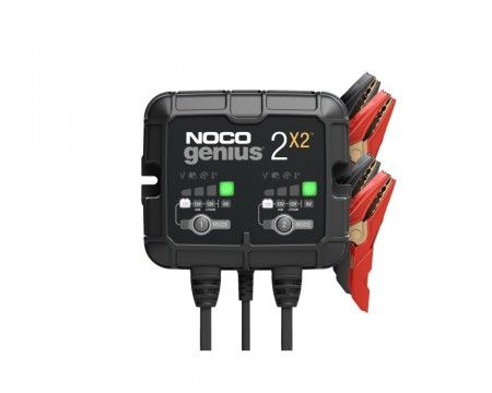 Noco Genius 2X2 batterilader til 6 og 12 volt - 4000 MA