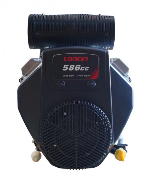 Loncin 20 hk twin motor m/ el-start og loddrett aksel | Anvema, der du ...