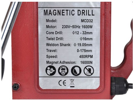 Magnetbormaskin (Weldon) 1600 watt